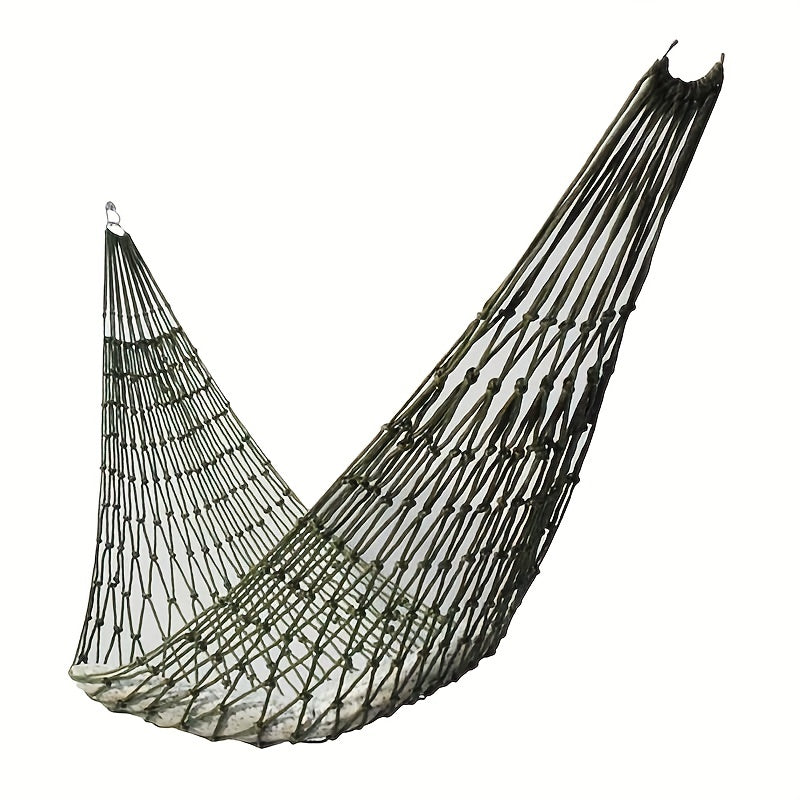 Nylon Rope Mesh Hammock for Outdoor Sleeping and Swing Bed