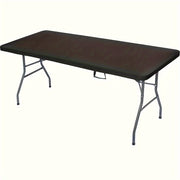 1 dona Spandex to‘g‘ri burchakli polyester stol qoplamasi - Suv o'tkazmaydigan, mashinada yuvish mumkin, bufet stoli, bayram kechki ovqati, to‘y, savdo ko‘rgazmasi va uy jihozlari uchun ideal.