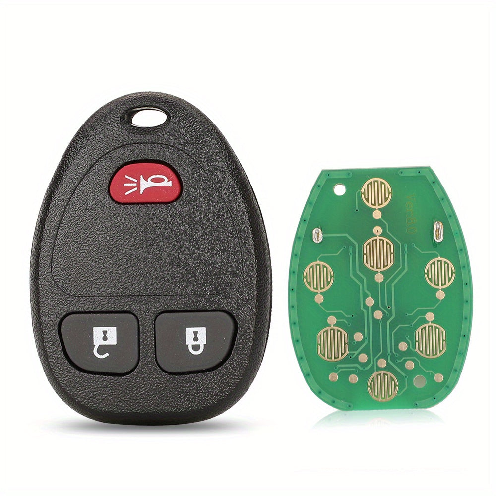 Avtomobil kaliti fob 5/6 tugma qora ABS plastmassa masofaviy boshqaruv ko‘plab transport vositalari uchun