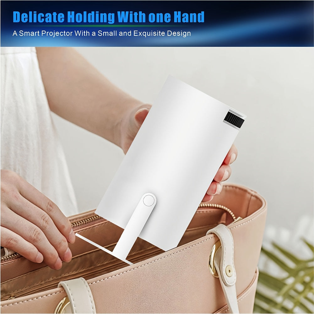 Портативный Android-проектор с WiFi 6, яркостью 160 ANSI, встроенным динамиком
