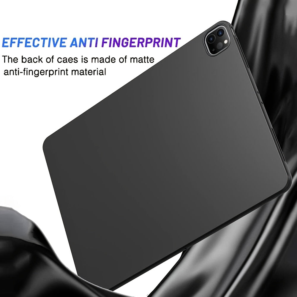 Soft TPU Back Cover for iPad Pro and Air 2024 Scratch Resistant Non-Slip Wireless Charging Compatible