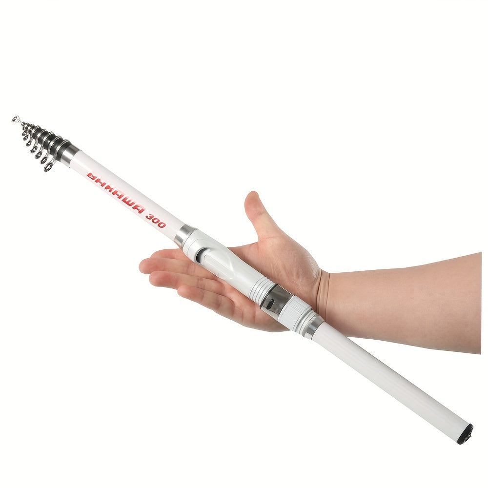 Telescopic Fishing Rod Carbon Fiber Glass Steel Spinning for Carp Travel 149cm-300cm