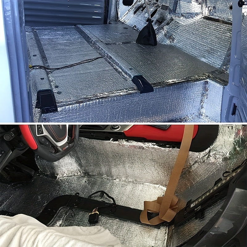 Universal avtomobil ovoz izolyatsiya vositalari uchun ko'p qatlamli va alyuminiy folga issiqlik himoyasi padlari