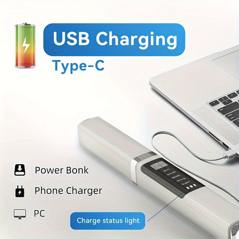 Electric Teeth Cleaner with LED Lights Rechargeable Kit with 2 Replaceable Heads