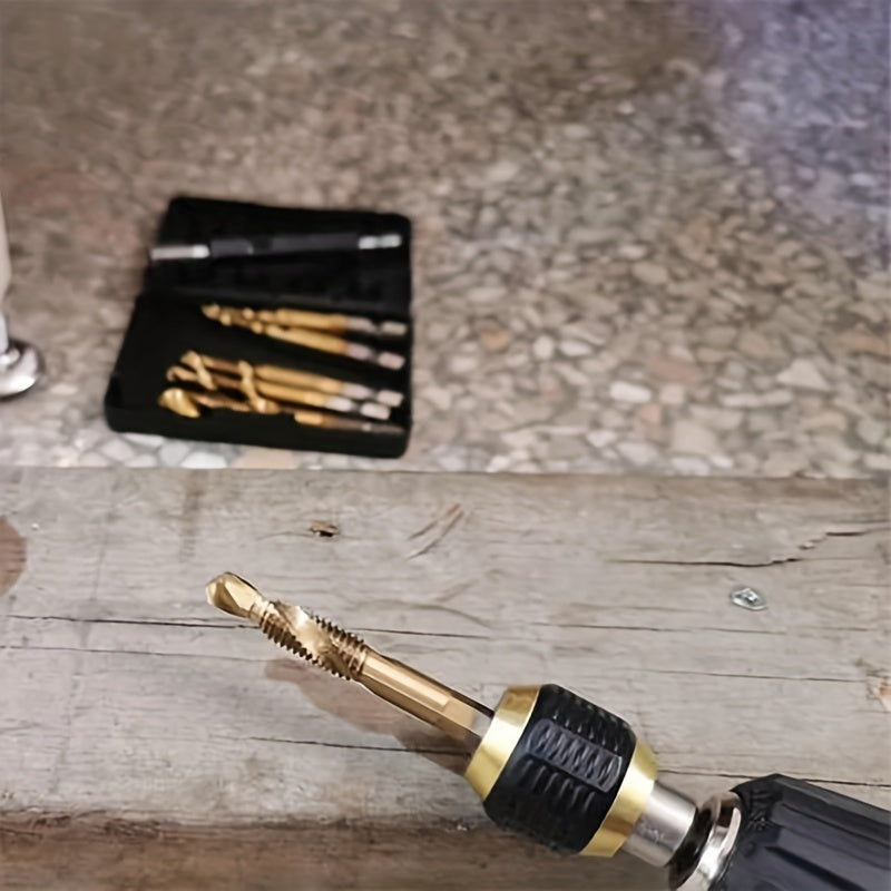 Chrome Vanadium Steel Hex Shank Drill Bit Adapter with Quick Release and Self-Locking Extension