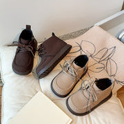 Kids Ankle Boots Unisex Geometric Pattern Rubber Sole Fall Winter Ages 14 and Under