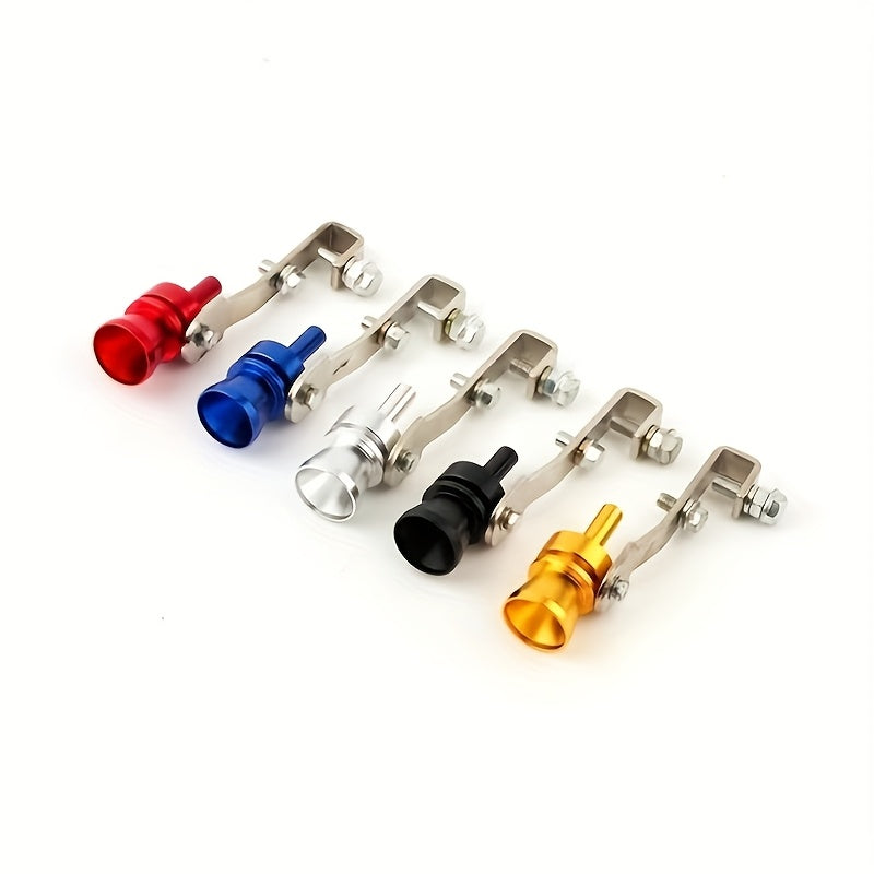Universal Aluminum Alloy Turbo Whistle for Cars Trucks Motorcycles Exhaust Sound Enhancer