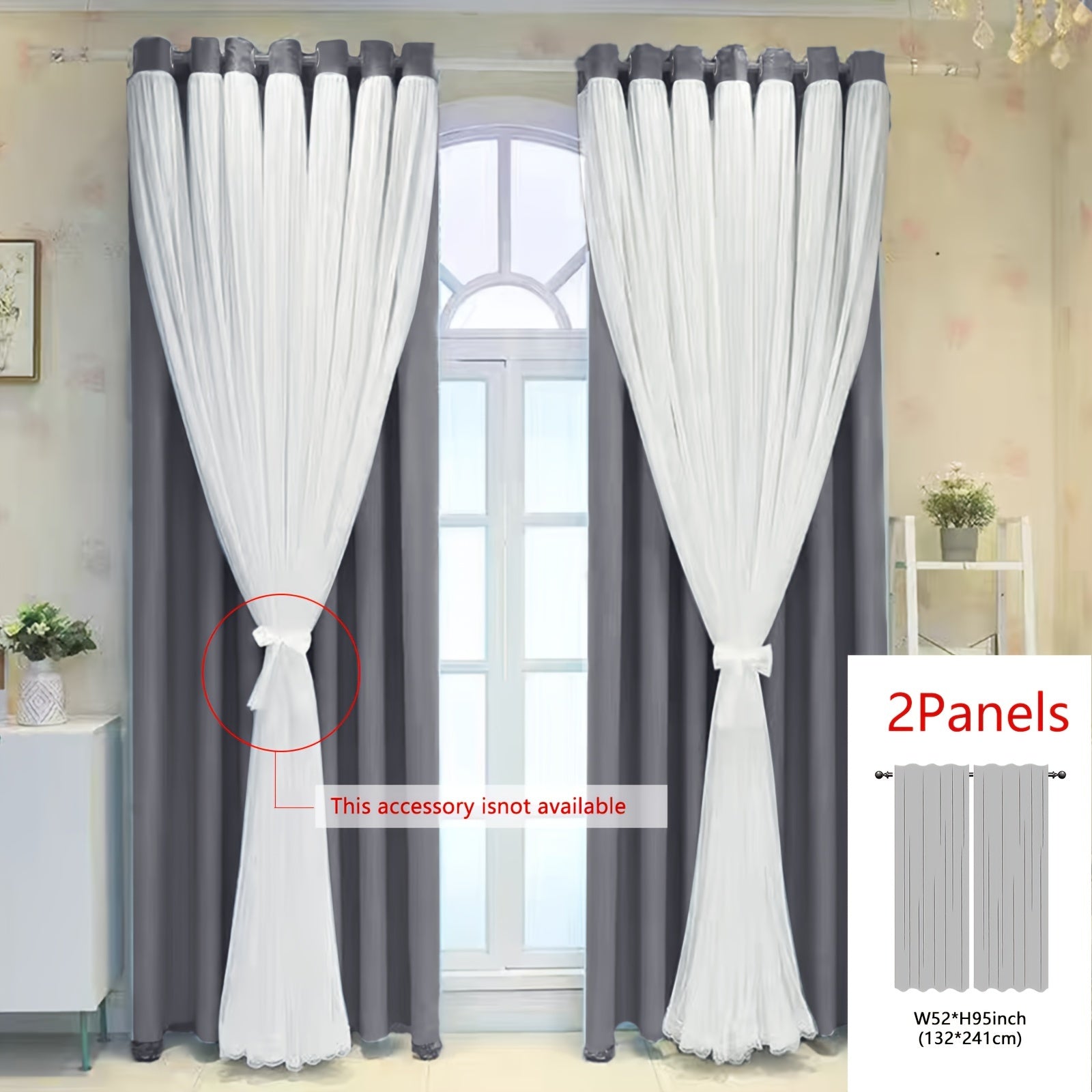 Blackout Curtains Single Panel Black Fabric Modern Simple Noise Reduction for Living Room Bedroom