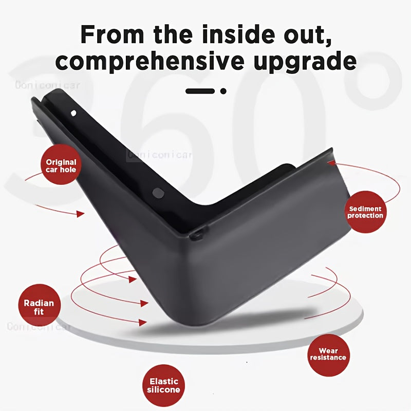 Car Mudguards Plastic Fender Cover Flares Splash Guard for T2 Exterior