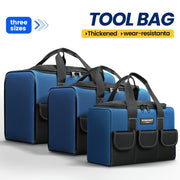 3-Piece Tool Storage Bag Large Capacity Wear-Resistant Oxford Cloth for Handymen