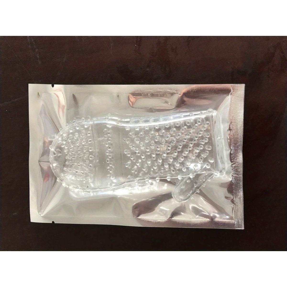 Erkaklar penis qoplamalari 5-bog'lam shaffof teksturali qayta ishlatiladigan kattalar o'yinchoqlari juftliklar uchun