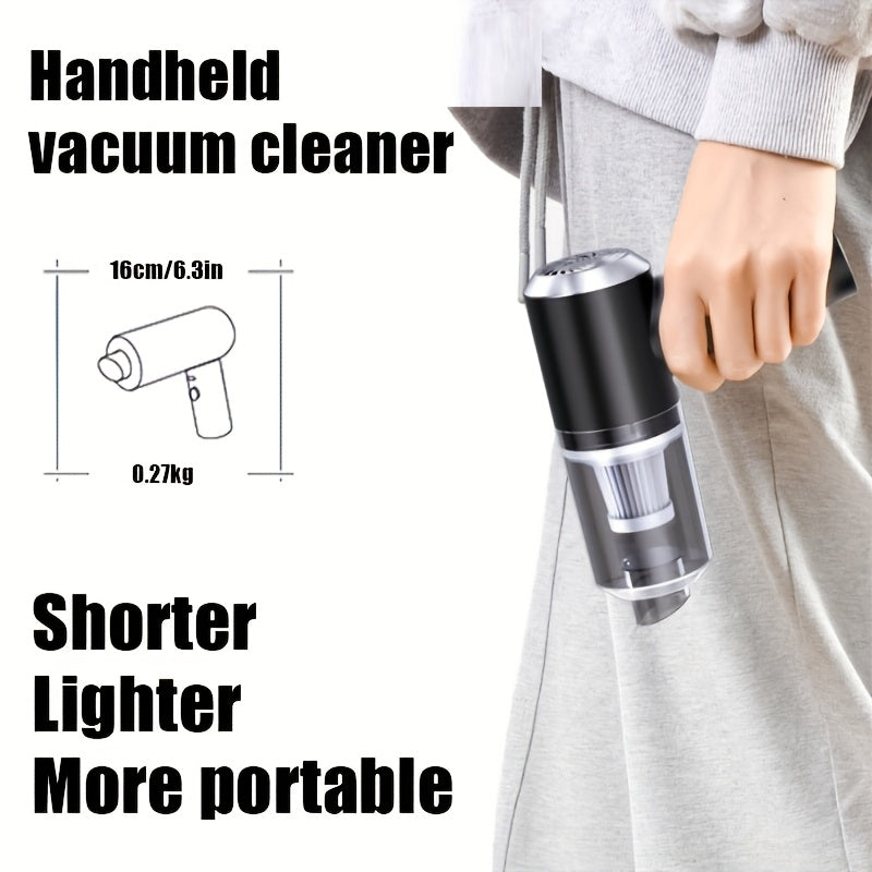 Handheld USB Rechargeable Car and Home Vacuum Cleaner Portable Dust Collector