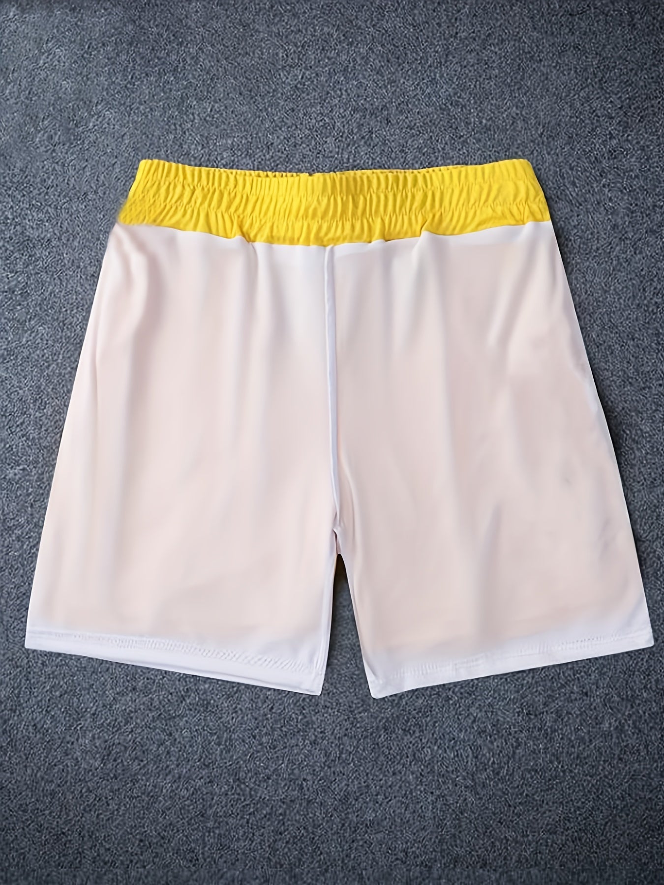 Men's Polyester Basketball Outfit Letter Print Tank Top and Loose Shorts Set