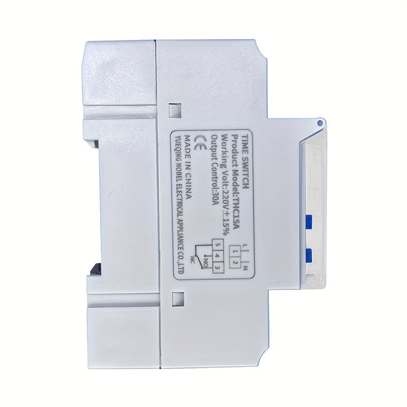 Compact Programmable Timer Rail-Mounted Controller 220V Automatic On/Off
