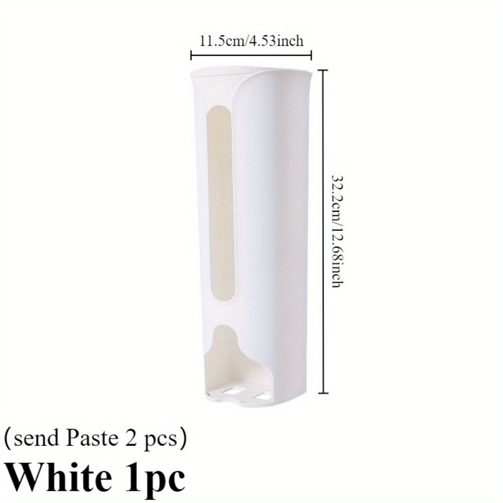 Plastic Garbage Bag Storage Box with Lid Wall-Mounted Organizer for Underwear Socks Kitchen Home