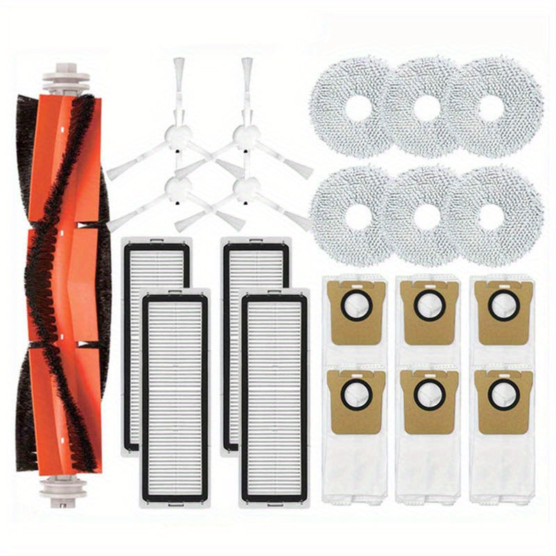 Запчасти для XIAOMI Mijia Omni Robot X10+/ Dreame S10 Pro/ Dreame L10s Ultra Robot Vacuum, включая основную боковую щетку, HEPA-фильтр и швабру.