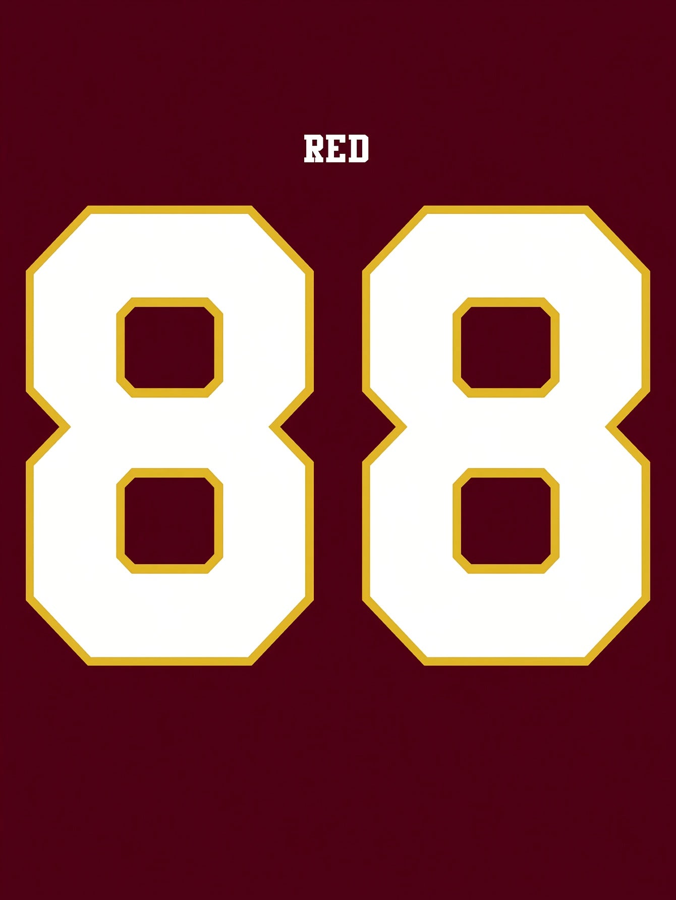 Maroon V-Neck T-Shirt for Women with "223.52cm" and "RED" Print Short Sleeve Loose Fit Polyester