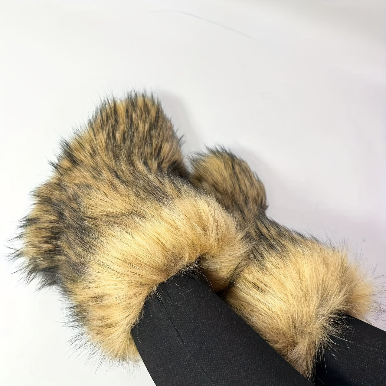 Women's Pink Faux Fur Cozy Winter Snow Boots High-Cut