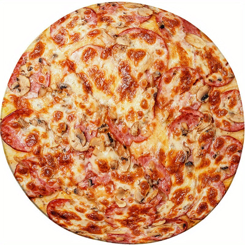 Round Flannel Throw Blanket for Couch Sofa Bed Camping Travel Soft Warm Multi-Purpose Gift