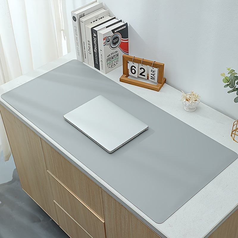 1 Ta'sir qilmaydigan PVC sun'iy charm ish stoli mato, suv o'tkazmaydigan va dog'ga chidamli, tozalash oson, ofis yoki o'qish stoli uchun bir nechta ranglarda mavjud.