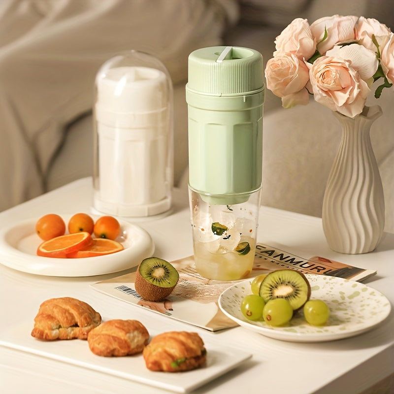 Rotating Ice Maker with Molds and Trays for Refrigerator Reusable Ice Cubes