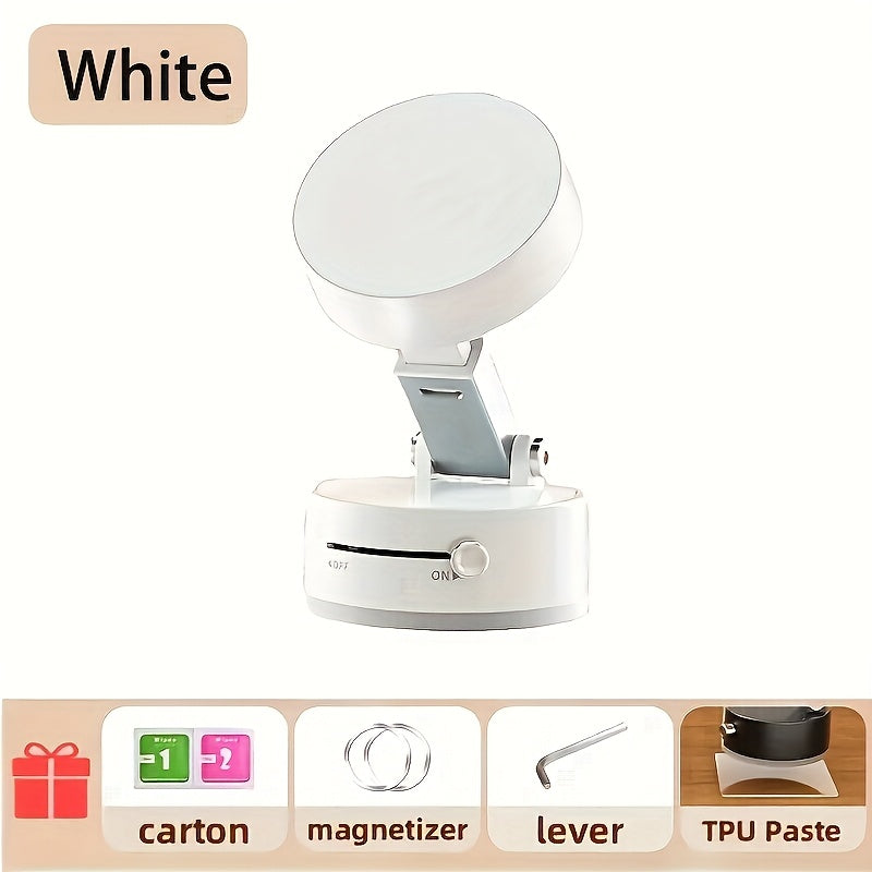 Magnetic Phone Holder Aluminum Alloy 360° Rotatable Car Dashboard Scraper