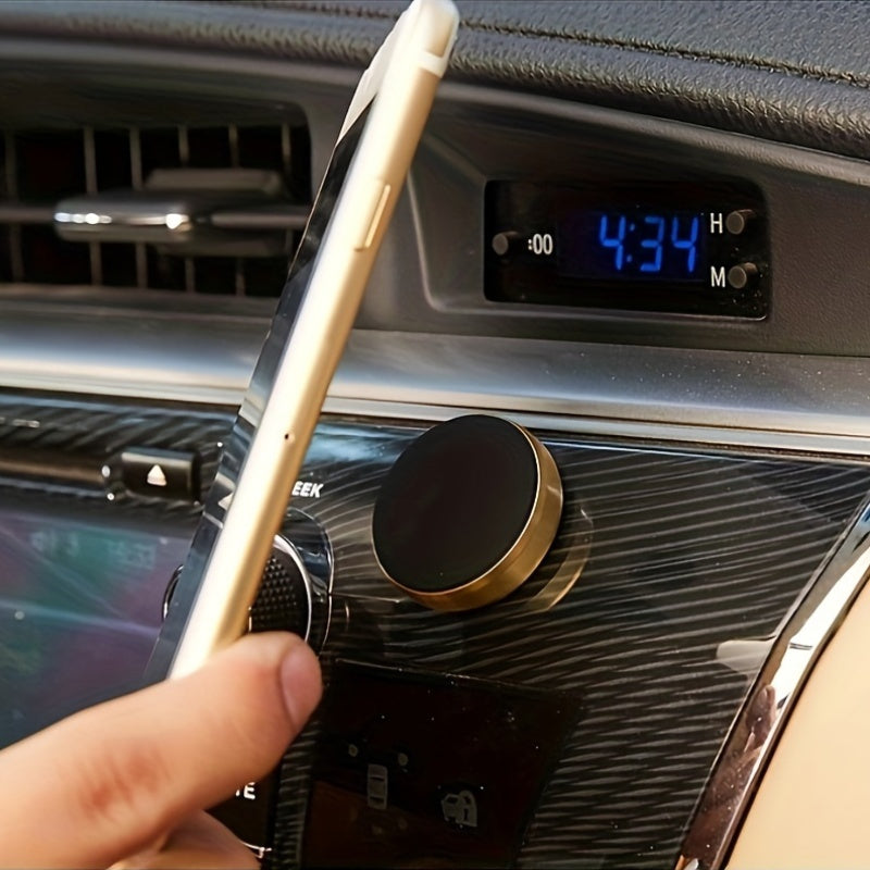 Magnetic Car Phone Holder With Sticky Dashboard Mount for Smartphones