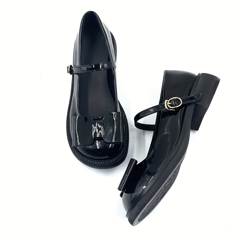 Women’s Microfiber Mary Jane Loafers Slip-On Casual Comfort Shoes