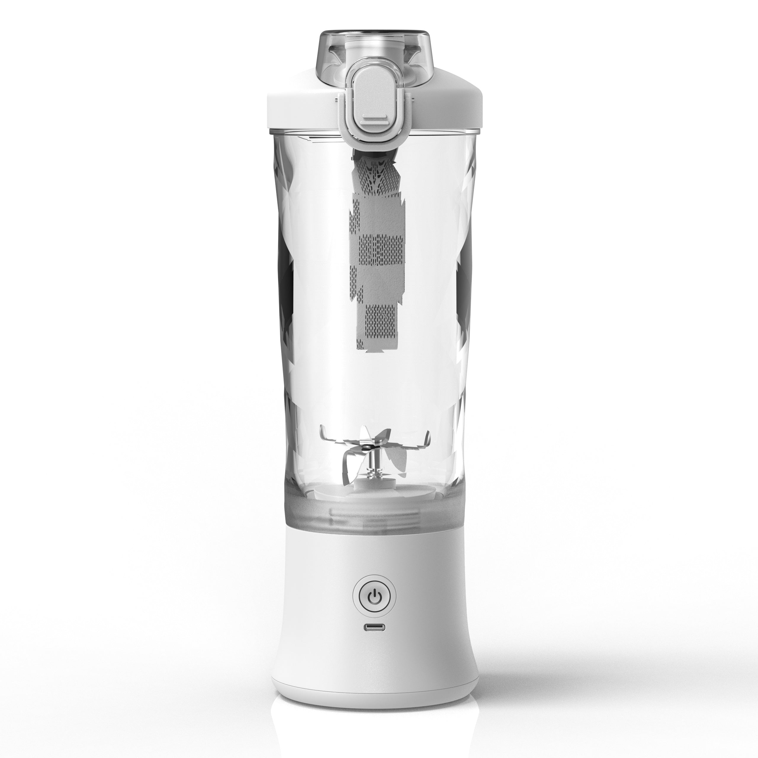 Портативный блендер 20oz ручной соковыжималка USB перезаряжаемый аккумулятор 2000мАч с нескользящей основой