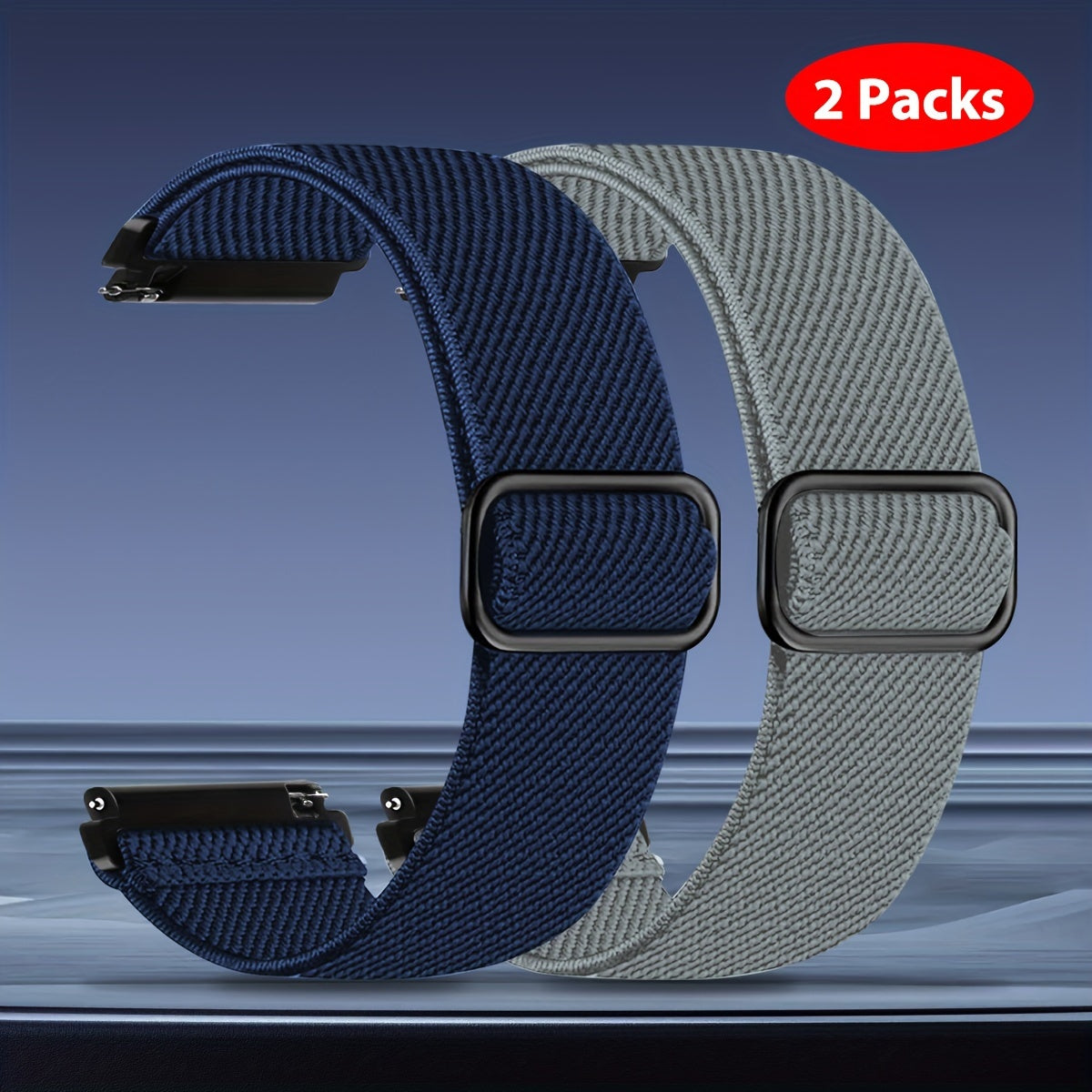 Эластичные нейлоновые ремешки для часов Galaxy Watch 4, 5 и Pro 20мм, 22мм, 40мм, 44мм, 45мм