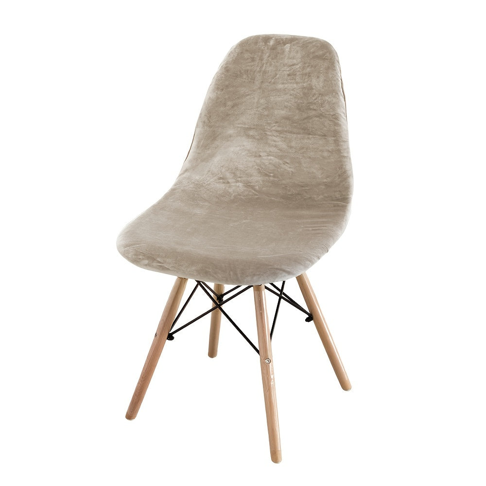 Velvet Stretch Chair Slipcover for Living Room Bedroom Office Home Decor