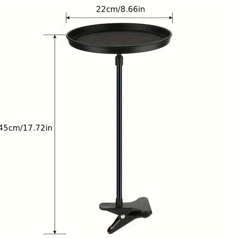 Adjustable Car Dining Tray with Rotatable Cup Holder and Anti-Slip Surface