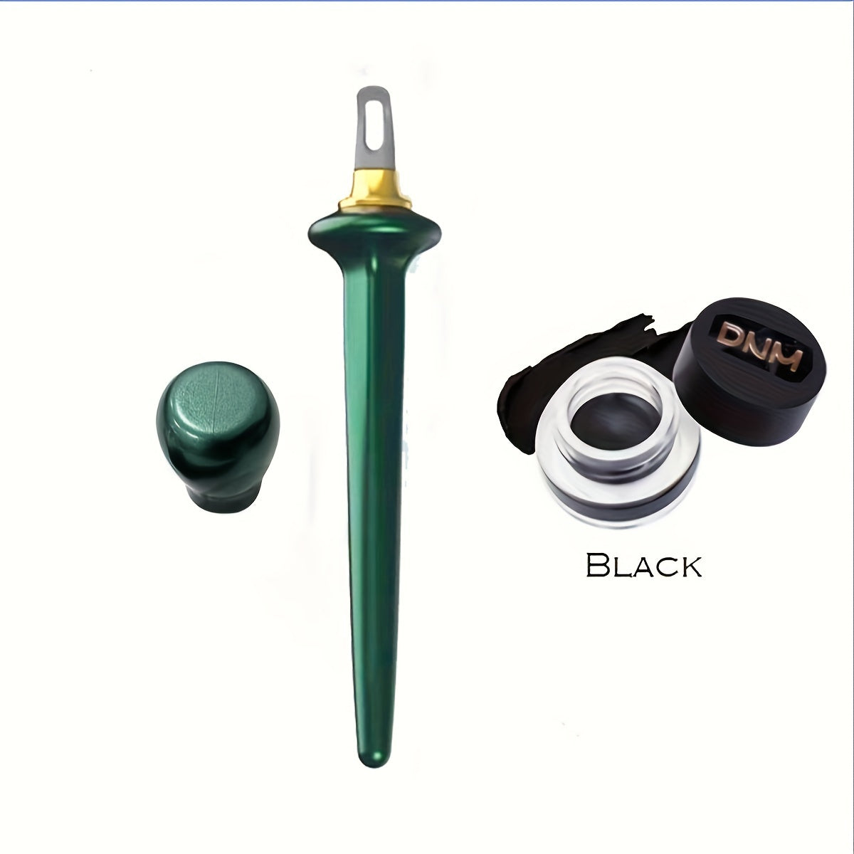 Kit de aplicadores de delineador de silicona reutilizables para mujer, a prueba de agua, sin deslizamiento