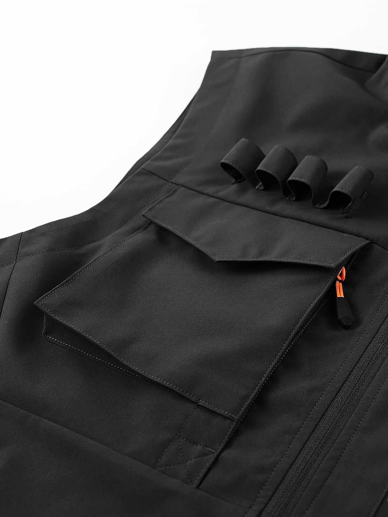 Erkaklar uchun vintage amerika ish kiyimlari vestisi, ko'p cho'ntaklar bilan, nafas oladigan yelkasiz jilet - sarguzasht uchun foydali jihoz