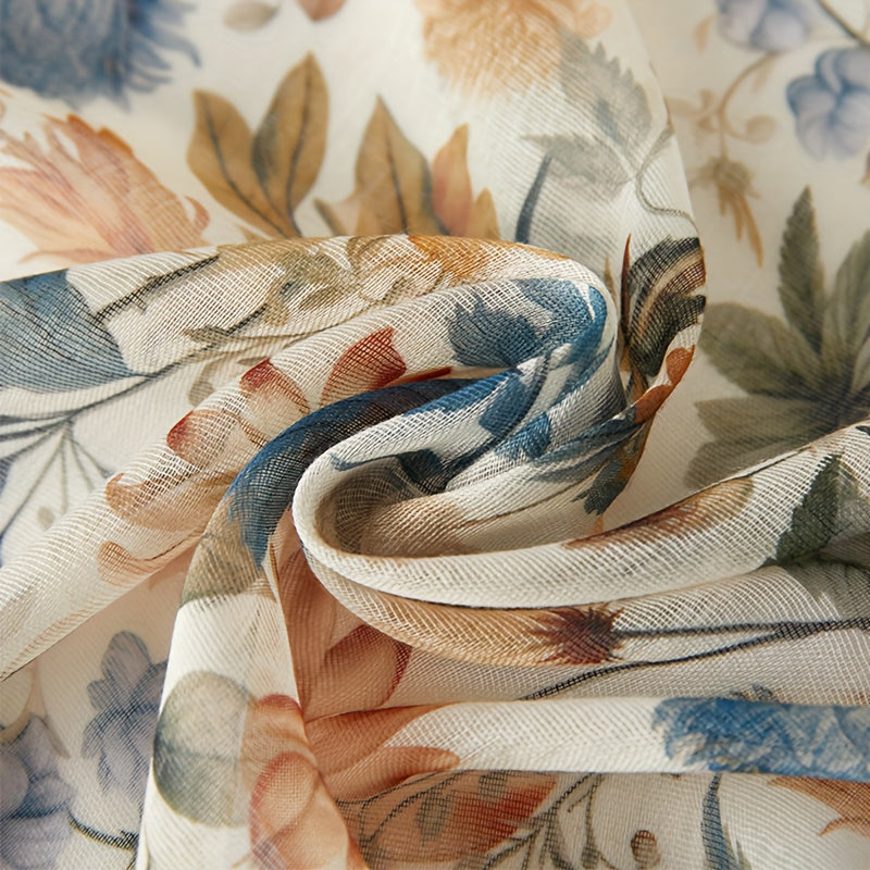 Yengil Boho Chic Bali ipi sharfini qatlamlash yoki sharf sifatida o'rash uchun