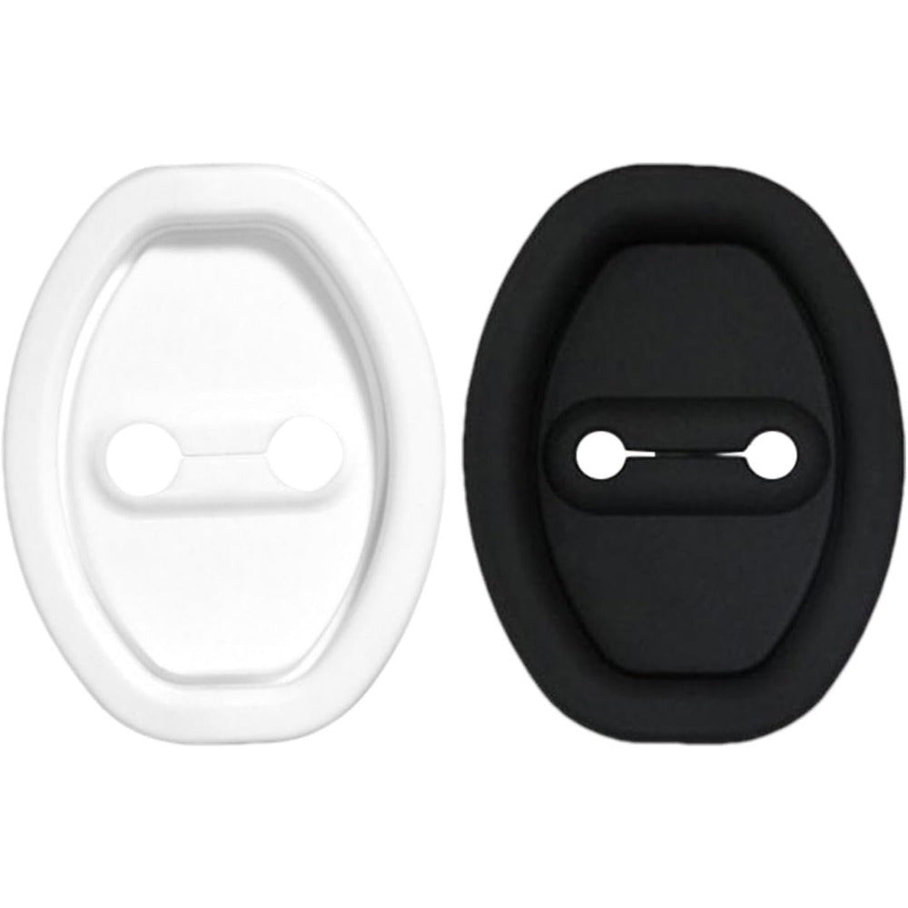 Car Door Shock Absorber Pads Black White Silicone Noise Reduction Impact Protectors