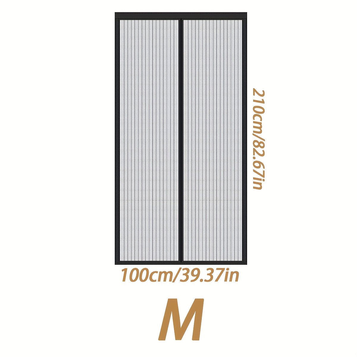 Puerta de pantalla magnética de malla resistente para prevención de mosquitos, entrada sin manos