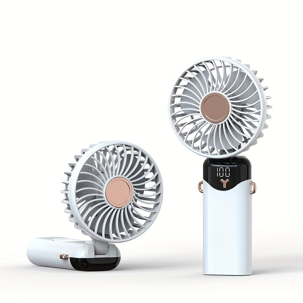 Portable Handheld USB Fan Personal Air Cooler for Travel Office Outdoor