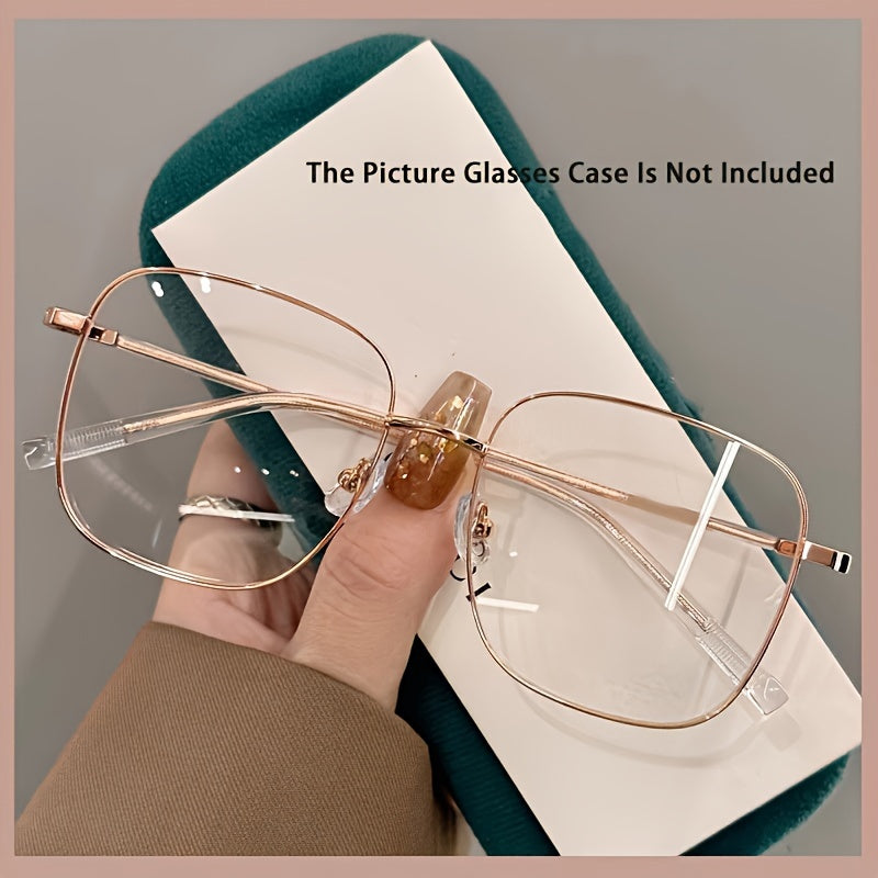 Ayollar uchun katta ramkali retseptli ko‘zoynaklar qisqa ko‘rish uchun yumshoq uslubda