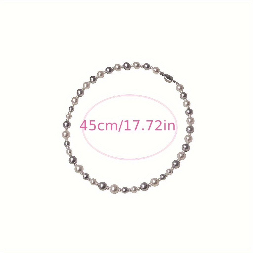 Women's Pearl Necklace with Shell, Elegant Luxury Jewelry for Daily and Party Wear