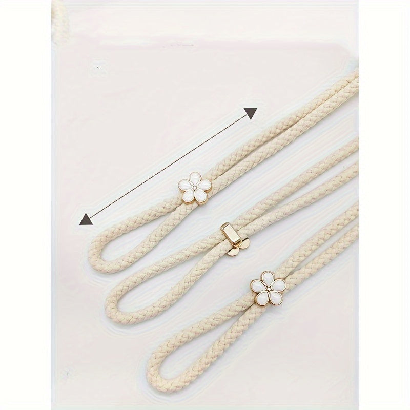 Set of 2 Adjustable Buckle Curtain Tiebacks for Living Room Bedroom Classic Style