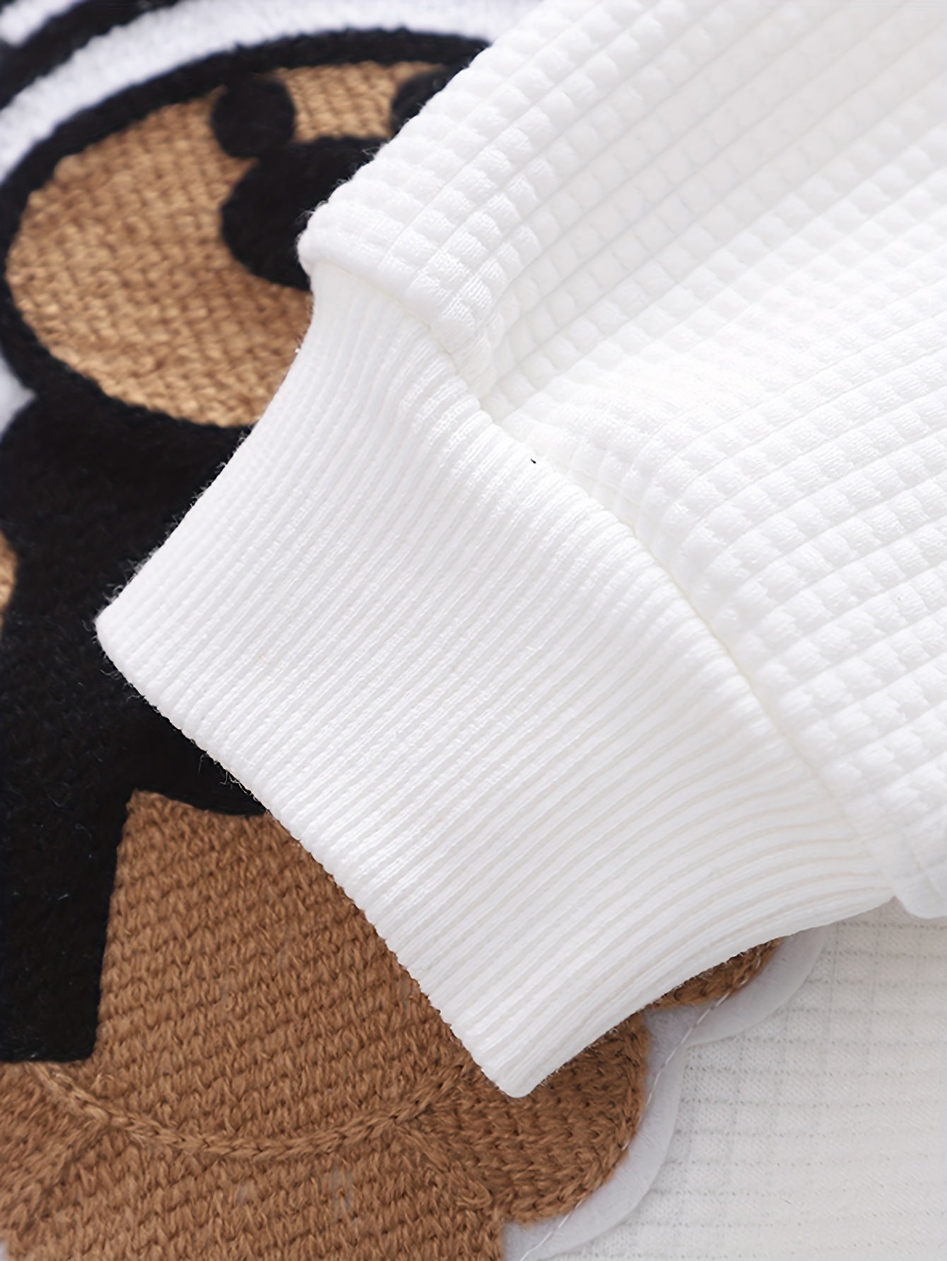 Детский повседневный костюм для малышей на осень с медвежьим дизайном, хлопковые спортивные штаны и толстовка с длинными рукавами