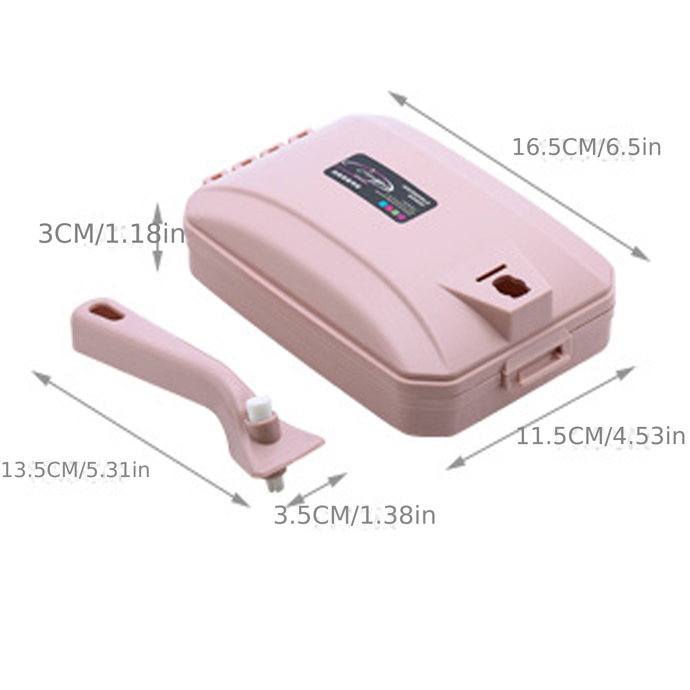 Plastik tutqichli qo'l bilan ishlatiladigan chang olib tashlash cho'tkasi - yashash xonasi, yotoqxona, kiyimlar va gilamlar uchun to'kintilar va uy hayvonlari sochlarini tozalash uchun mukammal. Qo'lda ishlash, batareyalar kerak emas. Tasodifiy rang.