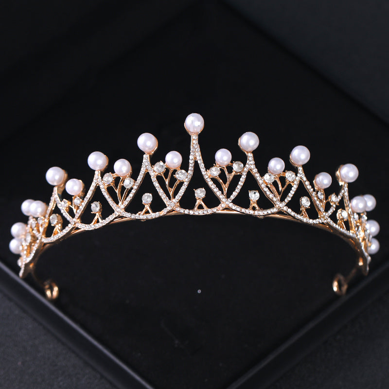Crystal Tiara and Crown Set for Brides and Prom Rhinestone Hair Accessory