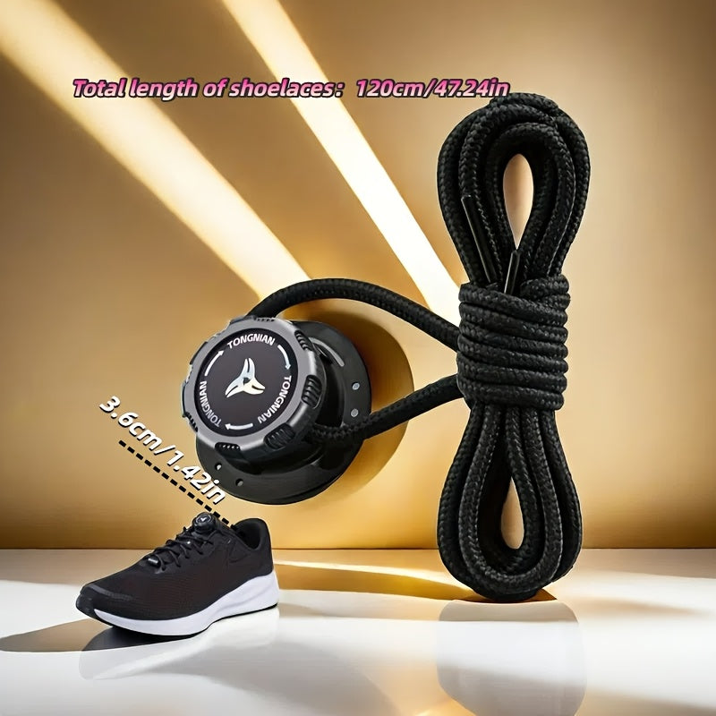 Unisex Nylon Auto-Tightening Lace-Up Shoe Laces for Running and Sports