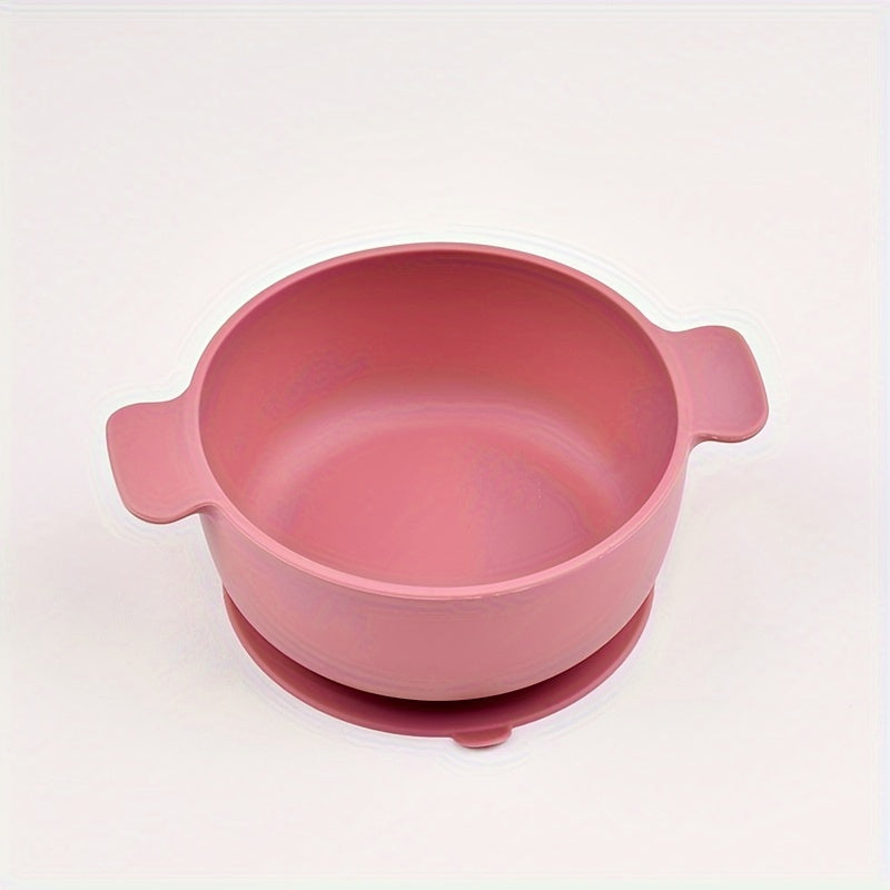 Silicone Feeding Bowl for Kids with Suction Cup Microwave Safe Dishwasher Safe