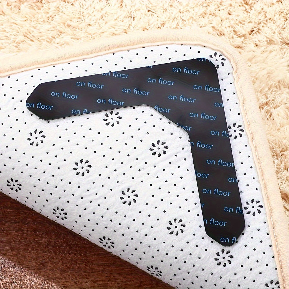 36 Pieces Washable Rug Stoppers Non-Slip Carpet Tape for Hardwood Floors