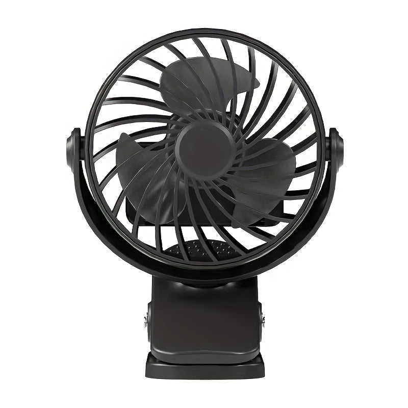 Ko‘p rangli ABS materialidan tayyorlangan portativ Mini USB fan, qayta zaryadlanadigan 500mAh litiy batareyali, ko‘p funksiyali klamp va stol uchun turadigan. Bolalar aravachalari, yotoqxona va ofislar uchun ideal. Tinch ishlash bilan