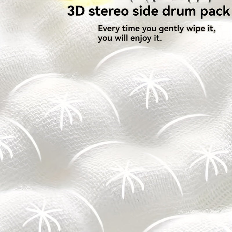 Kids' Bath Towel 69x90cm Bubble Gauze Soft Absorbent Lightweight Machine Washable