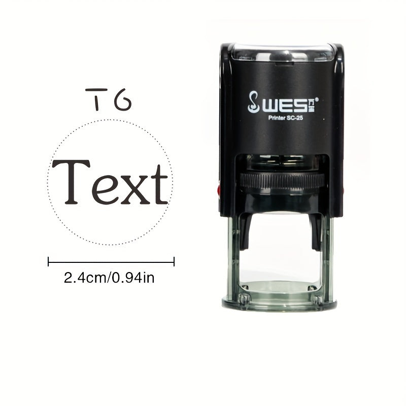 Ofis va maktab uchun shaxsiylashtirilgan dumaloq ABS muhr